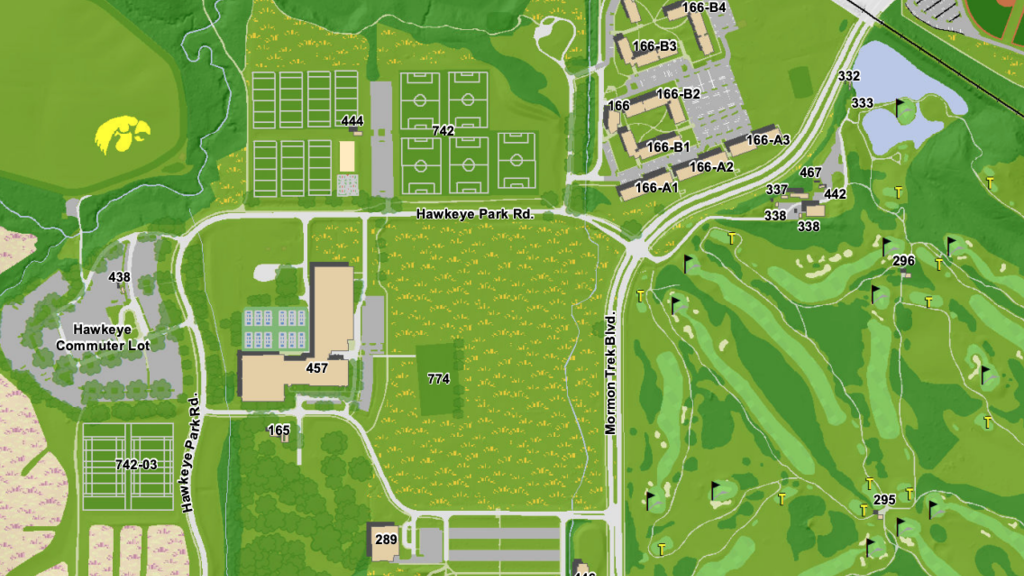 Hawkeye Campus Map
